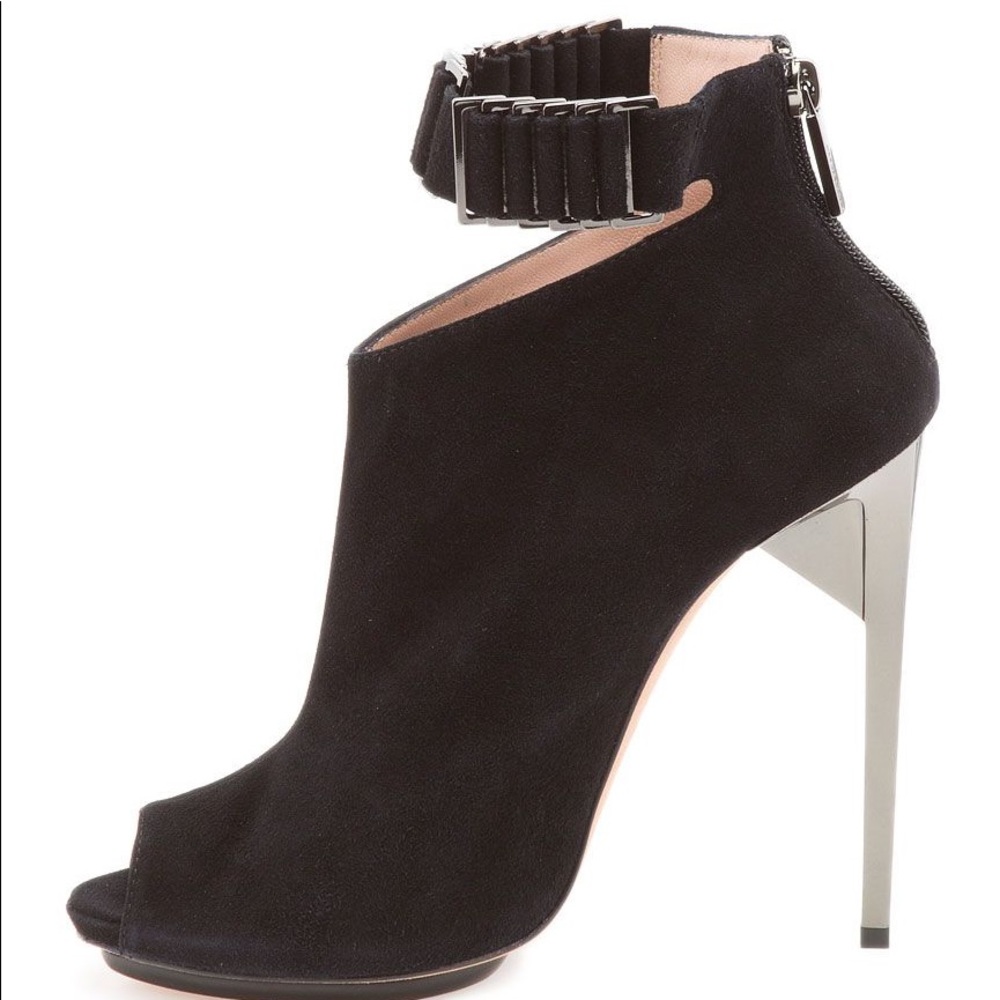 Herve Leger Ankle Booties Peep Toe NWT🎀